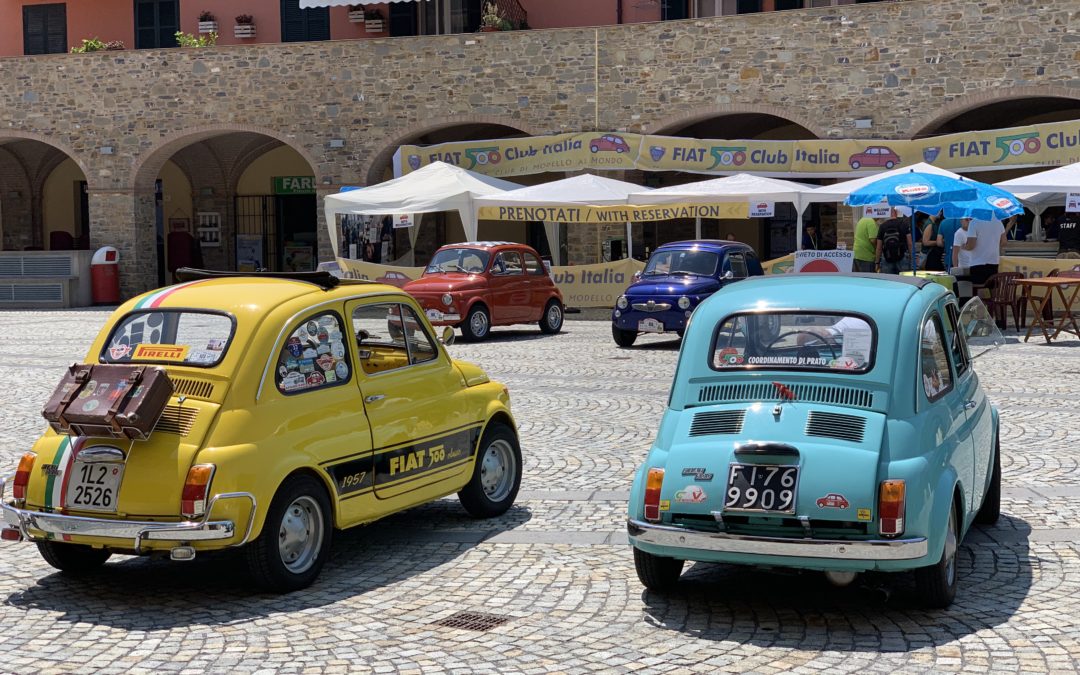 Es Moggerla – Ankunft und erster Eindruck beim Fiat500-Treffen in Garlenda/It